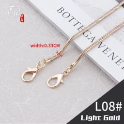 Bag Chain Single Buy Chain Accessories Single Shoulder Strap Bag Chain Messenger Belt Replacement Female Metal Bag Strap Gold