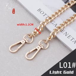 Bag Chain Single Buy Chain Accessories Single Shoulder Strap Bag Chain Messenger Belt Replacement Female Metal Bag Strap Gold
