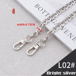 Bag Chain Single Buy Chain Accessories Single Shoulder Strap Bag Chain Messenger Belt Replacement Female Metal Bag Strap Gold