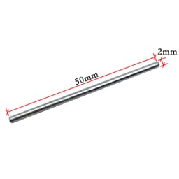 10pcs RC Silver Steel Rod Shaft Axles Straight Metal Round Linear Rail Round Length 30 50 70 100 110 150mm * Diameter 2mm