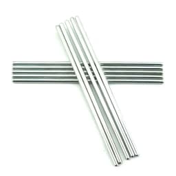 10pcs RC Silver Steel Rod Shaft Axles Straight Metal Round Linear Rail Round Length 30 50 70 100 110 150mm * Diameter 2mm