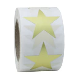 50-500pcs Labels Stickers Star Shape of Gold Stickers Seal Labels Scrapbooking for Package and Wedding Decoration Paper Golden