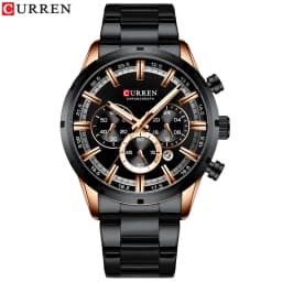 Relogio Masculino CURREN Hot Fashion Mens Watches Top Brand Luxury Wrist Watch Quartz Clock Watch Men Waterproof Chronograph
