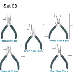 12 Style Exclusive Customization High Quality Stainless Steel End Cutting Wire Pliers Hand Tools DIY Jewelry Making Pliers Set