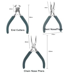 12 Style Exclusive Customization High Quality Stainless Steel End Cutting Wire Pliers Hand Tools DIY Jewelry Making Pliers Set