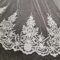 Customized Real Photos Long Lace Bridal Veil with Comb 3m/3.5m/4m Single Layer Cathedral White/Ivory Wedding Veil Bride Veil