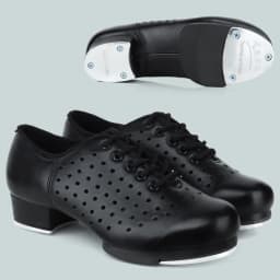 Sports Dance Shoes Adult Children Performance Tap Dance Shoes Soft Sole Natural Leather Shoes Step Sneakers Dance Shoes