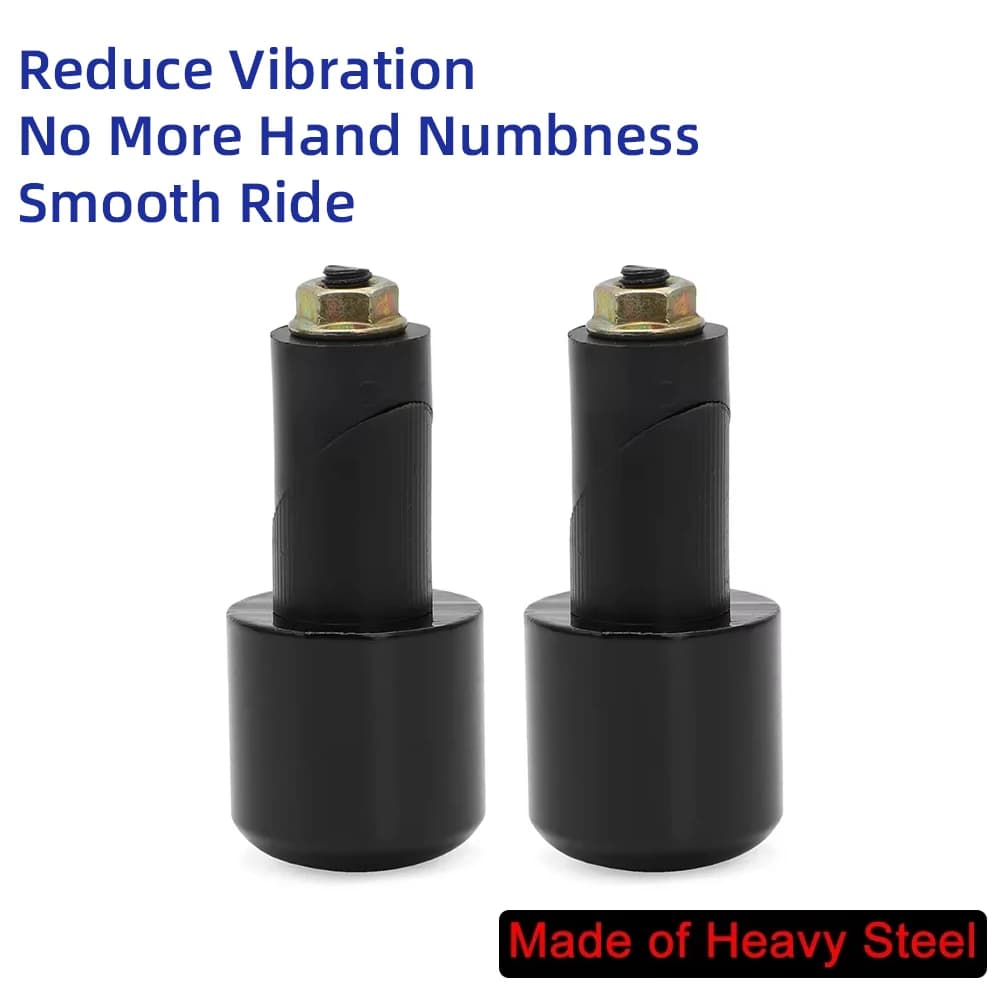 Universal 7/8" 22mm Handle Bar Ends Grips Heavy Weight Vibration Reducing Grip Plugs For Suzuki Honda Ducati Yamaha Kawasaki BMW