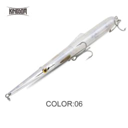Kingdom Fishing Lures 11g 13g 30g 40g 205mm 130mm Long Casting Needle Pencil Artificial Stickbaits Sinking Floating Fishing Lure