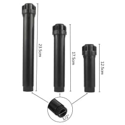 1/2" Internal Thread Pop-up Water Spray Head 0°~360° Spray Angle Adjustable Sprinklers Garden Agriculture Watering Nozzles 1Pc