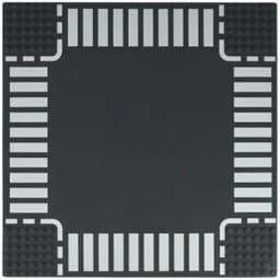 City Road Street Baseplate Straight Crossroad Curve T-Junction Building Blocks Base Plate 32*32 Compatible All Brands City