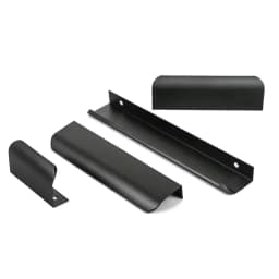 Gold Black Hidden Handles Long Kitchen Cabinet Pulls Drawer Knobs Aluminum Alloy Furniture Handles Cupboard Pulls Wardrobe Pulls
