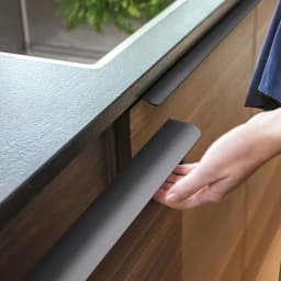 Gold Black Hidden Handles Long Kitchen Cabinet Pulls Drawer Knobs Aluminum Alloy Furniture Handles Cupboard Pulls Wardrobe Pulls