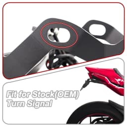 For Honda CBR650R CB650R 2021-2026 CB1000 Hornet 2025-2026 License Plate Holder Bracket Rear Tail Tidy Fender Eliminator Kit