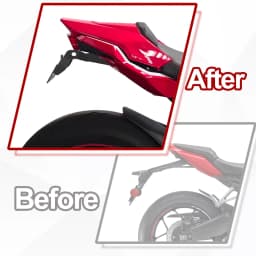 For Honda CBR650R CB650R 2021-2026 CB1000 Hornet 2025-2026 License Plate Holder Bracket Rear Tail Tidy Fender Eliminator Kit