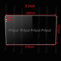 Car Tempered Glass Protective Film car Sticker for Junsun V1 9 10.1 inch car Radio stereo DVD GPS touch full LCD screen