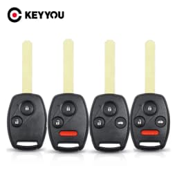 KEYYOU Keyless Entry New Key Remote Car Key Fob For Honda Accord CRV Pilot Civic 2003 2004 2005 2006 2007 With Buttons Pad