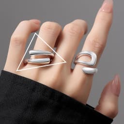 925 Sterling Silver Rings For Women Blue Moonstone Adjustable Engagement Wedding Ring Luxury Birthday Party Jewelry Gift