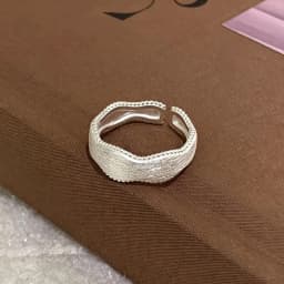 925 Sterling Silver Rings For Women Blue Moonstone Adjustable Engagement Wedding Ring Luxury Birthday Party Jewelry Gift