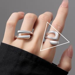 925 Sterling Silver Rings For Women Blue Moonstone Adjustable Engagement Wedding Ring Luxury Birthday Party Jewelry Gift