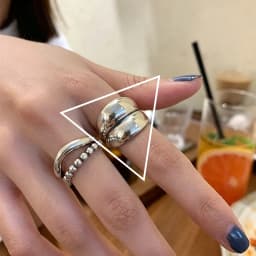 925 Sterling Silver Rings For Women Blue Moonstone Adjustable Engagement Wedding Ring Luxury Birthday Party Jewelry Gift