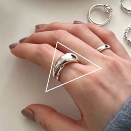 925 Sterling Silver Rings For Women Blue Moonstone Adjustable Engagement Wedding Ring Luxury Birthday Party Jewelry Gift