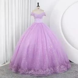 Shiny Wedding Gowns Sweet Boat Neck Wedding Party Ball Gown Off Shoulder Wedding Dresses Customized For Women