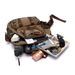 New Fashion Men's Backpack Vintage Canvas Backpack School Bag Men's Travel Bags Large Capacity Travel 14'' Laptop Backpack Bag