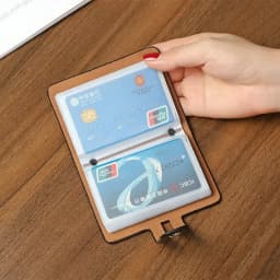 Anti-theft Swipe Antimagnetic Men's and Women's Large-capacity Multi-Card Business Shielding Card Holder
