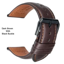 MAIKES luxury Genuine Leather Watch Strap 20mm 22mm Watch Accessories Bands For MIDO TISSOT SEIKO Watch Bracelet