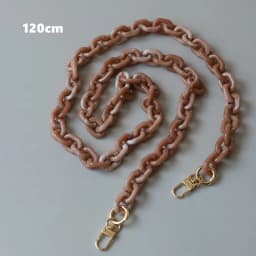 New Fashion Woman Handbag Accessory Parts White Black Beige Resin Chain Luxury Orange Strap Women Shoulder Cute Clutch Chains