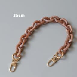 New Fashion Woman Handbag Accessory Parts White Black Beige Resin Chain Luxury Orange Strap Women Shoulder Cute Clutch Chains