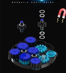 QiYi Speed cube Magic Clock Magnetic Clock Shengshou Magnetic Magic Clock Sengso Clock Profissional Magic Clock Cube toys