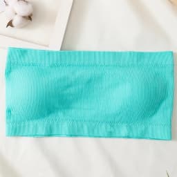 Seamless Tube Tops Women Strapless Push-Up Bra Women's Summer Bandeau Underwear Sexy Lingerie Sports Bras Solid Color Crop Tops