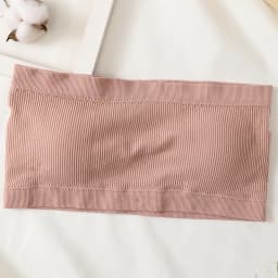 Seamless Tube Tops Women Strapless Push-Up Bra Women's Summer Bandeau Underwear Sexy Lingerie Sports Bras Solid Color Crop Tops