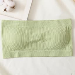 Seamless Tube Tops Women Strapless Push-Up Bra Women's Summer Bandeau Underwear Sexy Lingerie Sports Bras Solid Color Crop Tops