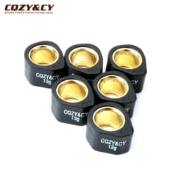 6pc Racing Roller Set / Variator Weights 20x15mm 8g 10g 13g 15g 19g For Honda 125 Aero Lead NH Pantheon S-Wing Spacy 125cc 4T