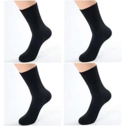 4 Pairs / Lot Diabetic Socks Prevent Varicose Veins Socks for Diabetes Hypertensive Patients Bamboo Cotton Material