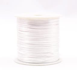 1pcs Satin Silk Rope Nylon Cord Colorful 50m Baby Teether Accessories Teething Necklace Rattail Cord DIY Tool Toys