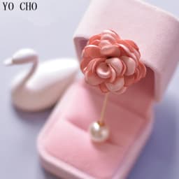 YO CHO Wrist Corsage Wedding Bracelet for Bridesmaid Burgundy Silk Wrist Corsage Bridesmaid Sisters Hand Flowers Men Boutonniere