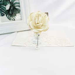 YO CHO Wrist Corsage Wedding Bracelet for Bridesmaid Burgundy Silk Wrist Corsage Bridesmaid Sisters Hand Flowers Men Boutonniere