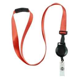 Retractable Lanyard with Badge Reel Neck Strap for ID Card Cellphone Hanging Key Employee's Staff Work Card Rope Strap Fold 46cm