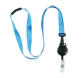 Retractable Lanyard with Badge Reel Neck Strap for ID Card Cellphone Hanging Key Employee's Staff Work Card Rope Strap Fold 46cm
