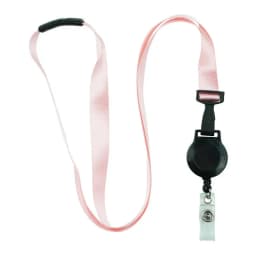 Retractable Lanyard with Badge Reel Neck Strap for ID Card Cellphone Hanging Key Employee's Staff Work Card Rope Strap Fold 46cm