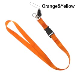 1PC New Printed Fabric Lanyard badge ID Card Holder Neck Strap Clip Mobile Phone Neck Straps Office School Supplies