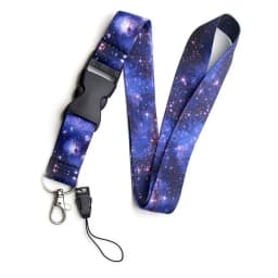 1PC New Printed Fabric Lanyard badge ID Card Holder Neck Strap Clip Mobile Phone Neck Straps Office School Supplies