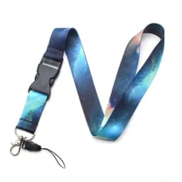 1PC New Printed Fabric Lanyard badge ID Card Holder Neck Strap Clip Mobile Phone Neck Straps Office School Supplies