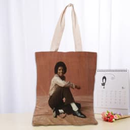 KPOP Michael Jacks Tote Bag Women Canvas Fabric Bags Eco Reusable Shopping Bags Traveling Beach Casual Useful Shoulder Bag 03-18