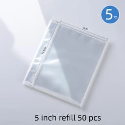 Yoofun 100/50 Pockets PVC Portable Photo Album Laser Color Album for Mini Instax & Name Card Album Photo Book Transparent
