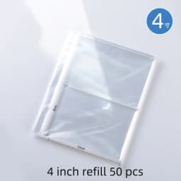 Yoofun 100/50 Pockets PVC Portable Photo Album Laser Color Album for Mini Instax & Name Card Album Photo Book Transparent